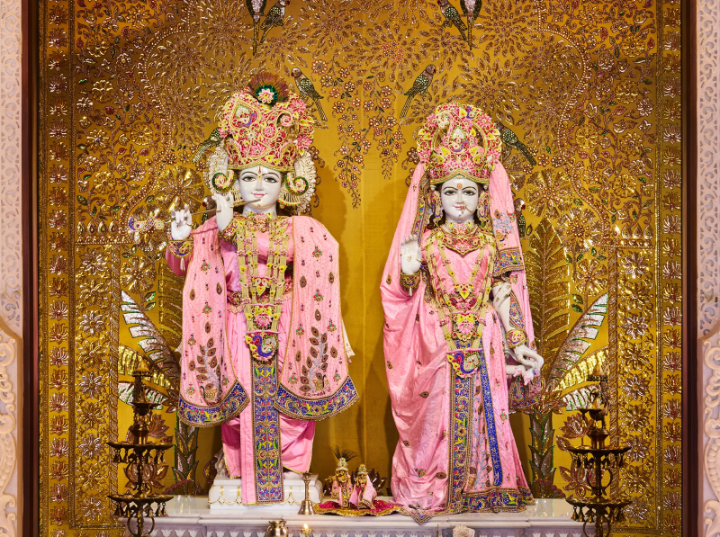 Radha Krishna idol at Birla temple